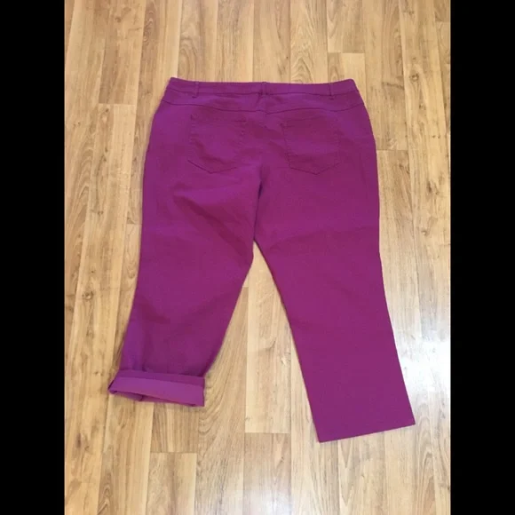 Woman Within boot cut jeans 26P - Picture 3 of 5